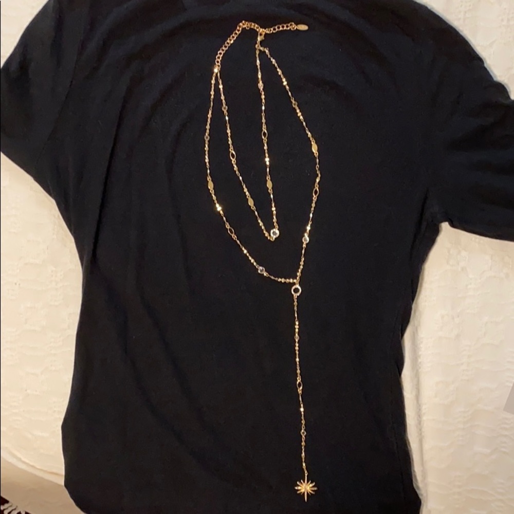 Long strand adjustable necklace